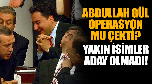 AKP'de büyük kopuş! İşte adaylık başvurusu yapmayan isimler