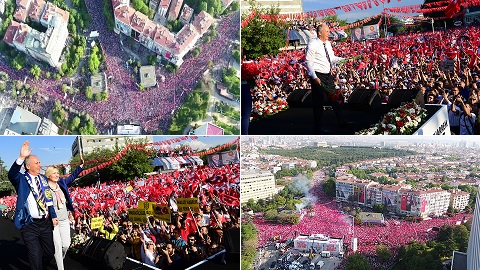 Muharrem İnce'nin Ankara Tandoğan Mitingi'nden kareler
