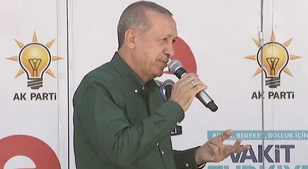 Erdoğan'dan İnce'nin Kadıköy mitingine tepki