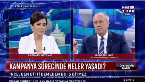 Muharrem İnce'den adaylık açıklaması