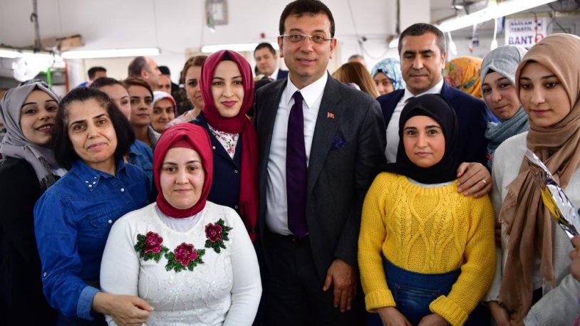 Ekrem İmamoğlu'ndan kadınlara yüzde 40 sözü