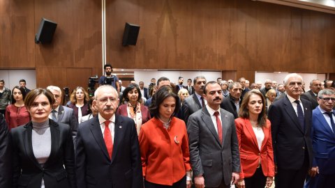 Kılıçdaroğlu'nun İstanbul'daki toplantısından kareler 