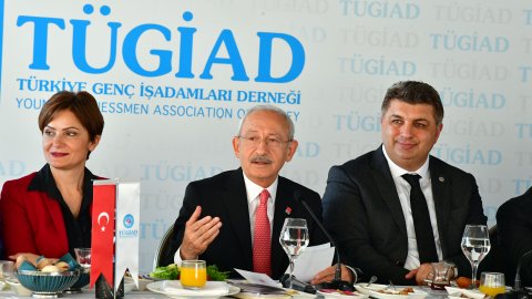 Kılıçdaroğlu, TÜGİAD yöneticileri ile buluştu