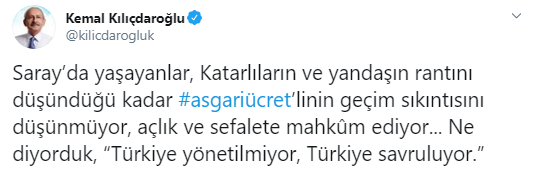 Kılıçdaroğlu'ndan 'asgari ücret' tepkisi!