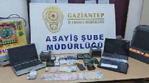 Gaziantep'te 'yasa dışı bahis' ve 'tefecilik' operasyonu ...