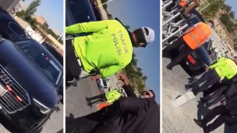 MHP’li vekilin şoförü Ankara Büyükşehir Belediyesi personeline kasten çarparak yere devirdi!