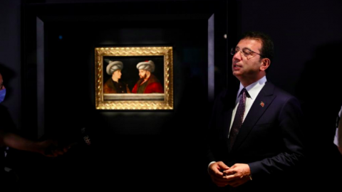 Ekrem İmamoğlu, Fatih’in tablosunu Osmanlı Hanedanı fertleriyle buluşturdu