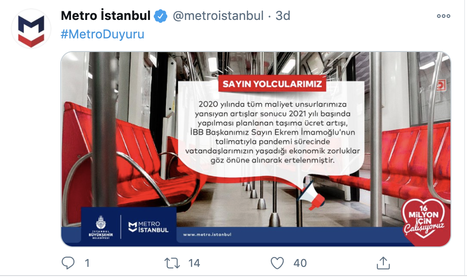 Ekrem İmamoğlu talimatı verdi, Metro İstanbul duyurdu: İstanbullulara müjde! - Resim : 1