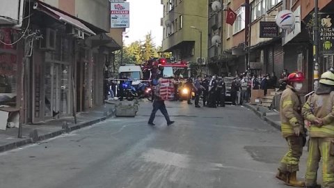 Şişli Esentepe'de 6 katlı binada çökme tehlikesi