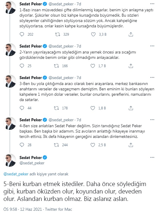 sedat peker