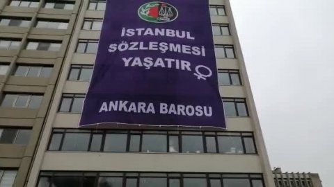 Ankara Barosu üyesi avukatlardan İstanbul Sözleşmesi'nden çekilme kararına tepki
