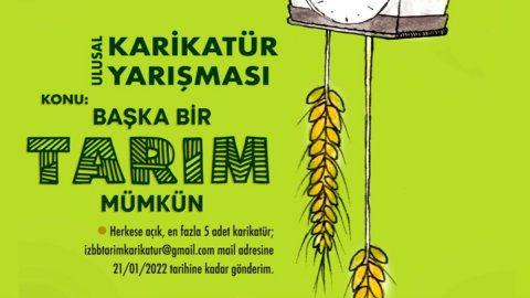 İzmir Büyükşehir Belediyesi'nin 'Başka Bir Tarım Mümkün' karikatür yarışmasının başvuruları başladı 
