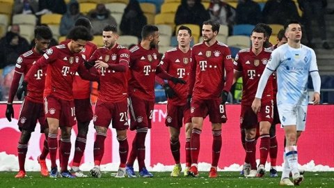 Bayern Münih Şampiyonlar Ligi'nde 5'te 5 yaptı 