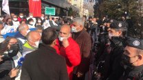 'Beyaz Yürüyüş' Eskişehir'de: Polisten hekimlere engelleme