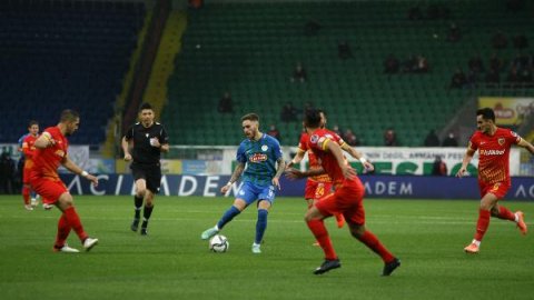 Çaykur Rizespor sahasında Kayserispor'u tek golle yıktı