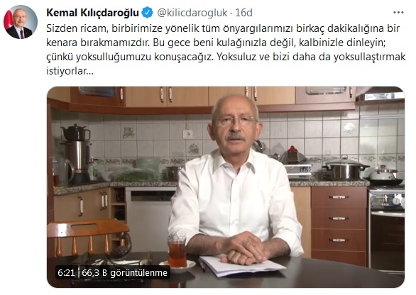 Kilicdaroglu Ndan Yeni Video Neyleyim Ben Saraylari Paralari Tek Muradim Halkimin Bana Dua Etmesi Gercek Gundem