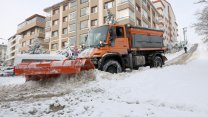 Çankaya'da kar yağışına anında müdahale