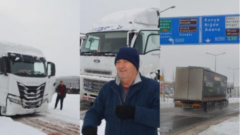 16 saat kapalı kalmıştı: Aksaray- Ankara kara yolu ulaşıma açıldı 