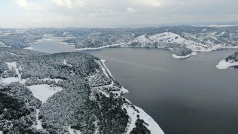 İstanbul'un barajları beyaz örtüyle kaplandı: Büyük artış bekleniyor 