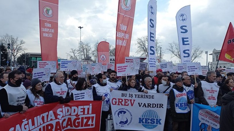 14 Mart Tıp Bayramı | Sağlıkçılardan Erdoğan'a yanıt: Hiçbir yere çekip gitmiyoruz!