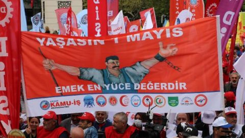 Ankara'da coşkulu 1 Mayıs kutlaması