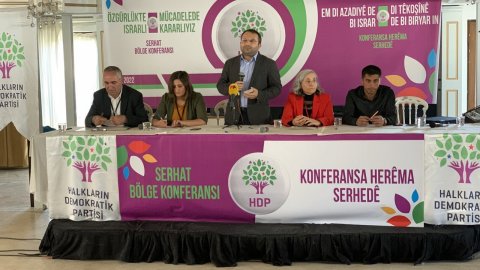HDP'li Temel 4. Büyük Konferans'ta konuştu: AKP ve MHP'nin tutundukları tek şey polis gücü ve yargı sopası