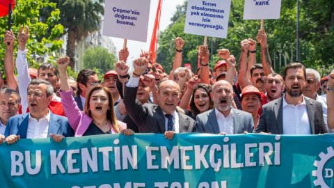 İzmir'in Kanal İstanbul'una karşı, İzmirliler ayağa kalktı: 'Doğamızı direne direne koruyacağız'