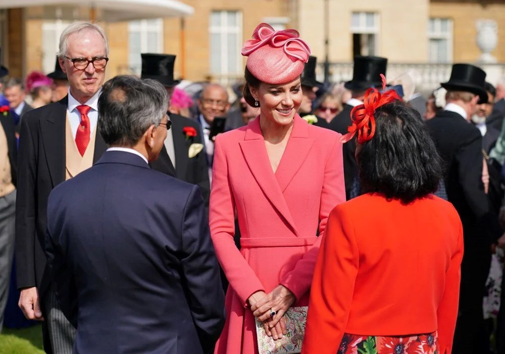 Kraliçe'nin Bahçe Partisi'nde ev sahibi Kate Middleton oldu