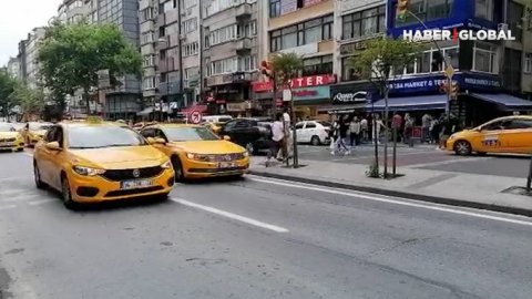 Taksicilerden akaryakıt protestosu: 'İnsanların ümüğünü sıkıyorlar'