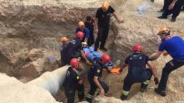 Kanalizasyonda kum yığını çöktü: 66 yaşındaki işçi hayatını kaybetti