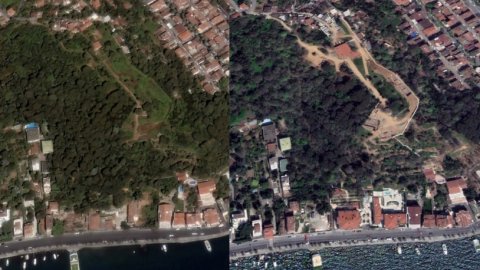 Tarihi yalı Katarlıya satıldı: İstanbul Boğazı’nda ağaçlar katledildi