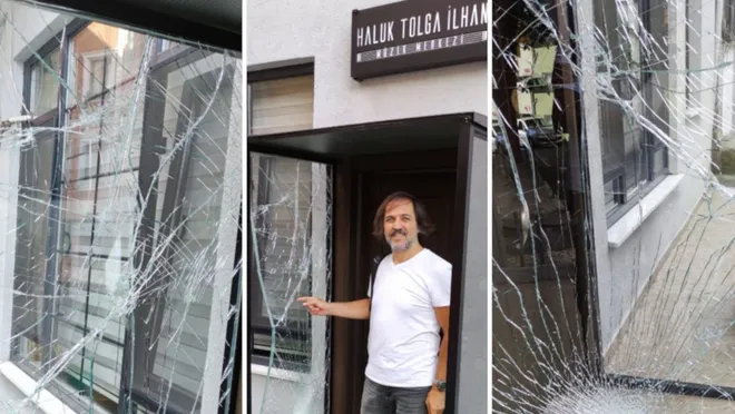 Haluk Tolga İlhan Müzik Merkezi'ne saldırı