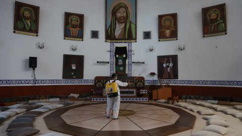 Kartal’da ibadethaneler Muharrem ayı boyunca dezenfekte edildi