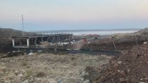 Gökçeada'da tuz gölünün dibindeki otel inşaatına tepki: Ruhsat iptal edilsin