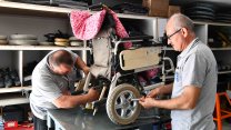 Ankara Büyükşehir Belediyesi'nden tekerlekli sandalyelerin ücretsiz onarımı için atölye