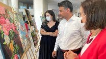 Kızılay Kartal Huzurevi sakinlerinin 'El Sanatları Sergisi' açıldı