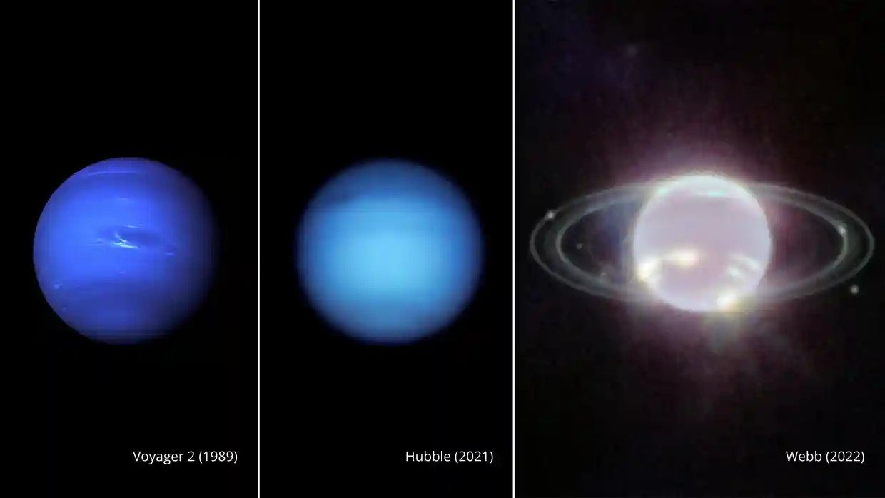 Neptün’ün halkaları ilk kez bu kadar net fotoğraflandı - Resim : 1