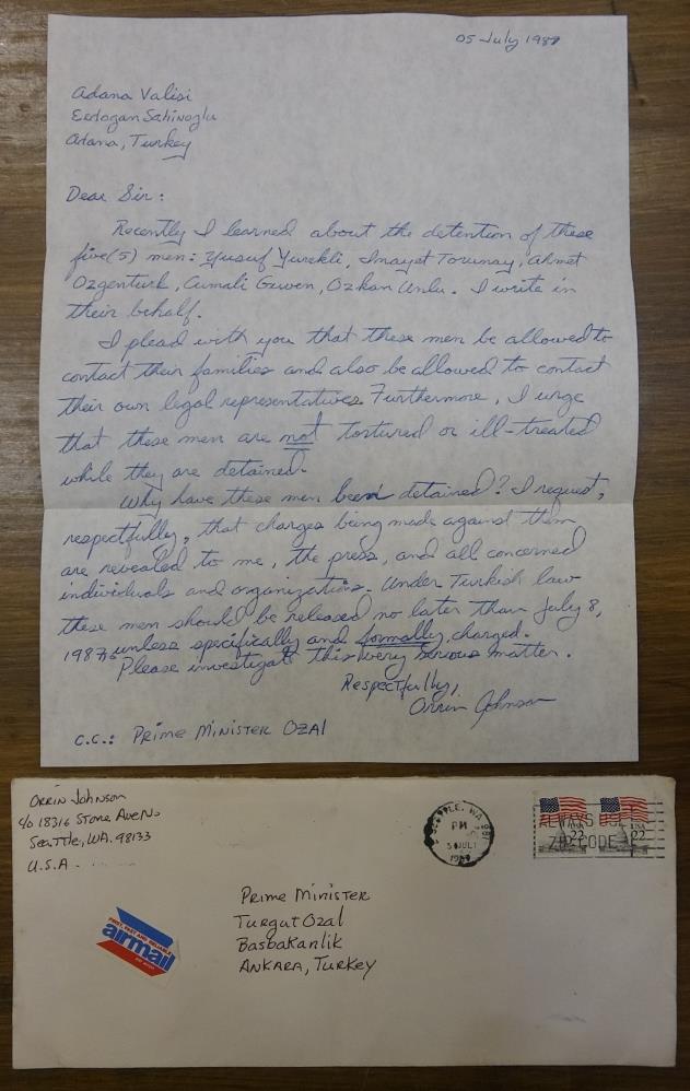 Turgut Özal'a gönderilen 35 yıllık mektubun içinden de sır çıktı! ABD'den 5 kişilik istek - Resim : 1