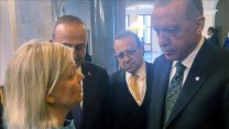 İsveç Başbakanı ile görüştüğünü reddeden Erdoğan, gazetecinin sorusunu yanıtlayamadı